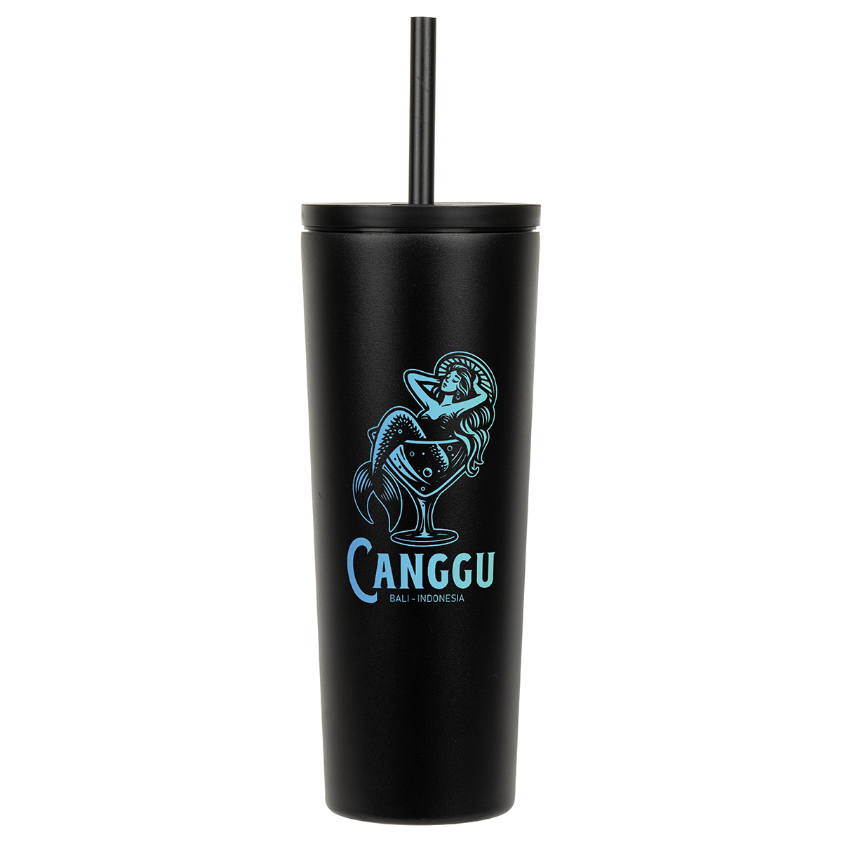 Bradford 24 oz Vacuum Insulated Stainless Steel Tumbler with Straw 1