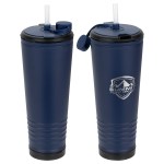 Klaxon 23 oz Stainless Steel/Polypropylene Tumbler with Built-In Horn - Navy Blue Klaxon 23 oz Stainless Steel/Polypropylene Tumbler with Built-In Horn - Navy Blue