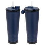Klaxon 23 oz Stainless Steel/Polypropylene Tumbler with Built-In Horn - Navy Blue Klaxon 23 oz Stainless Steel/Polypropylene Tumbler with Built-In Horn - Navy Blue