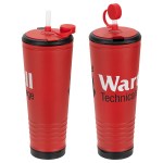 Klaxon 23 oz Stainless Steel/Polypropylene Tumbler with Built-In Horn - Red Klaxon 23 oz Stainless Steel/Polypropylene Tumbler with Built-In Horn - Red