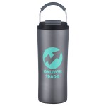 Minos 21 oz Eco-Friendly 2-in-1 Vacuum Insulated Tumbler - Gray Minos 21 oz Eco-Friendly 2-in-1 Vacuum Insulated Tumbler - Gray