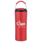 Minos 21 oz Eco-Friendly 2-in-1 Vacuum Insulated Tumbler - Red Minos 21 oz Eco-Friendly 2-in-1 Vacuum Insulated Tumbler - Red