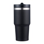 Elgin 20 oz Travel Tumbler w/ Plastic Liner - BLACK Elgin 20 oz Travel Tumbler w/ Plastic Liner - BLACK