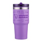 Elgin 20 oz Travel Tumbler w/ Plastic Liner - Purple Elgin 20 oz Travel Tumbler w/ Plastic Liner - Purple
