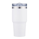 Elgin 20 oz Travel Tumbler w/ Plastic Liner - WHITE Elgin 20 oz Travel Tumbler w/ Plastic Liner - WHITE