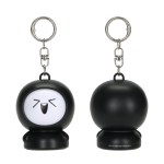 Mood Mate Keychain with Screen Cleaner - Black Mood Mate Keychain with Screen Cleaner - Black