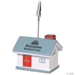 House Stress Reliever Memo Holder - Gray/White/Red House Stress Reliever Memo Holder - Gray/White/Red