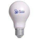 Lightbulb Stress Reliever - White Lightbulb Stress Reliever - White