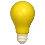 Lightbulb Stress Reliever - Yellow Lightbulb Stress Reliever - Yellow