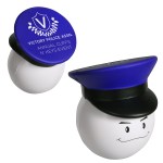 Policeman Mad Cap Stress Reliever - Blue/White/Black Policeman Mad Cap Stress Reliever - Blue/White/Black