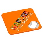 Econo Bottle Opener Coaster - Red Econo Bottle Opener Coaster - Red