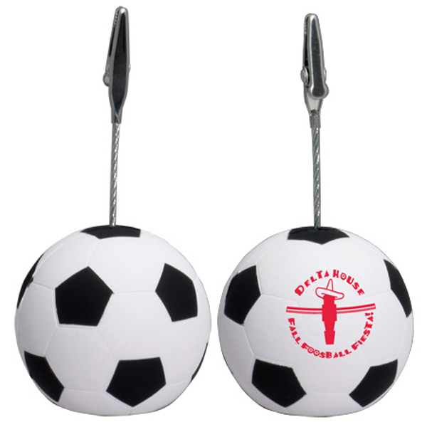 Soccer Stress Reliever Memo Holder 1 Soccer Stress Reliever Memo Holder 1