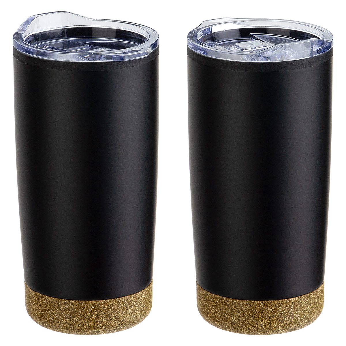York 20 oz Stainless Steel/Polypropylene Tumbler with Cork Base 1