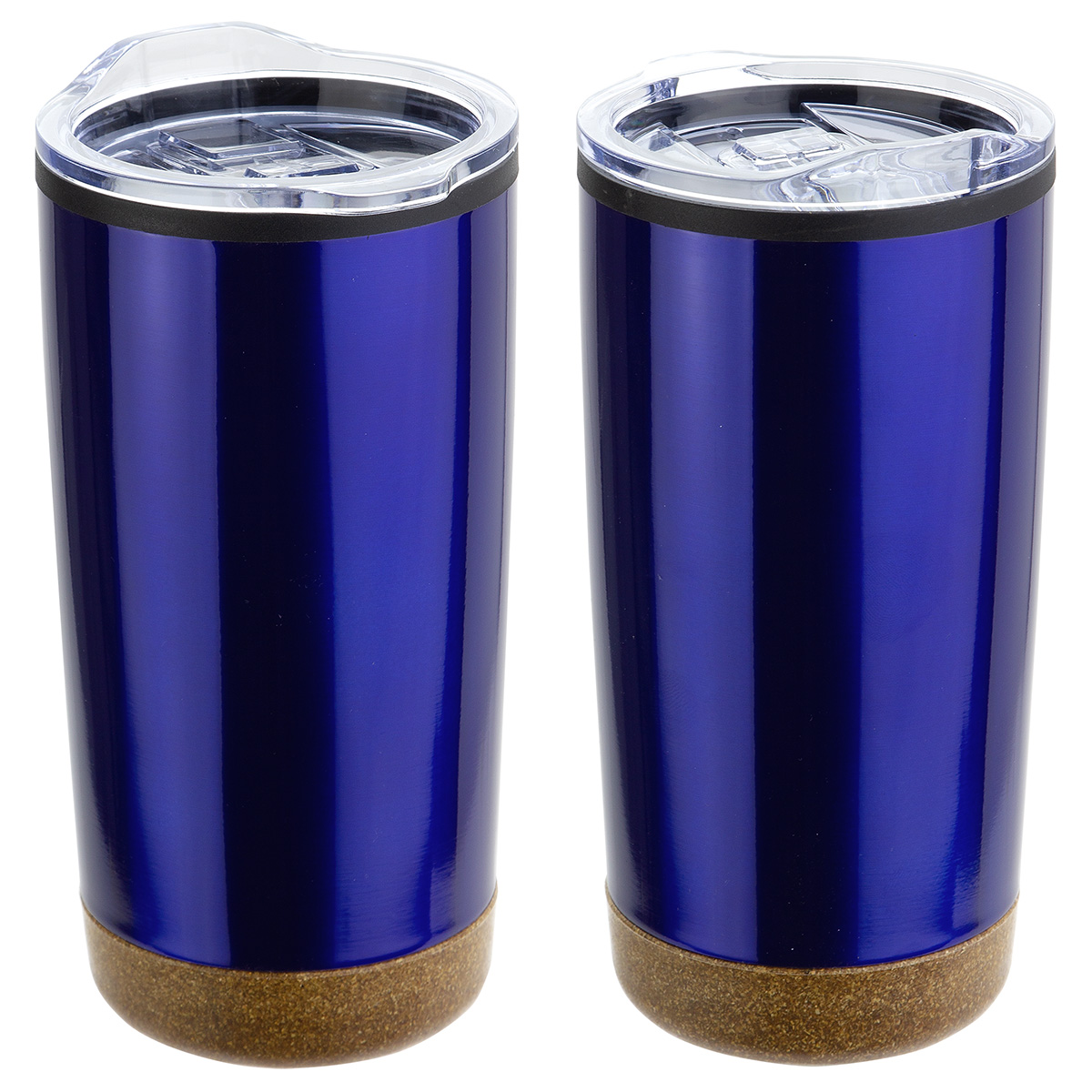 York 20 oz Stainless Steel/Polypropylene Tumbler with Cork Base 1