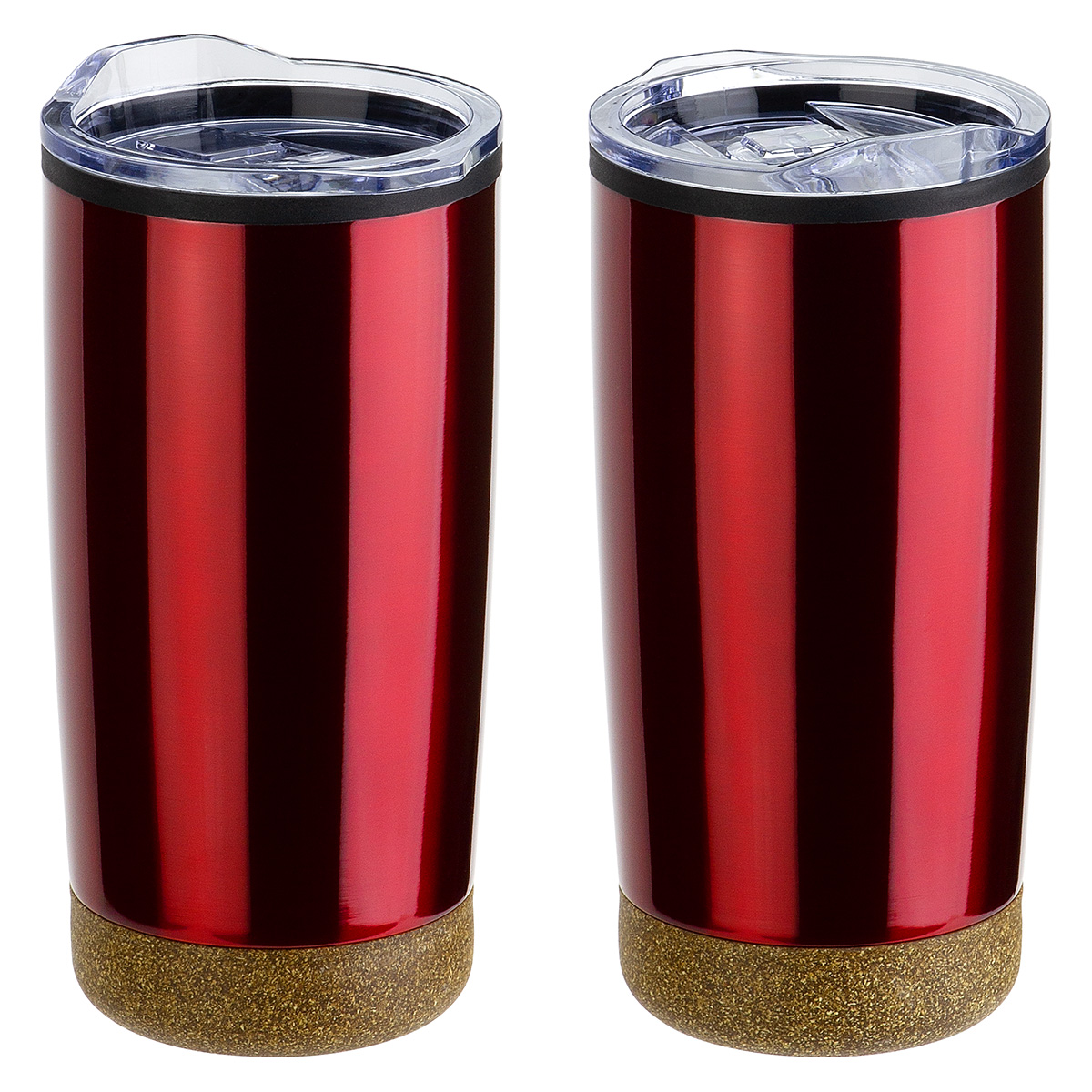 York 20 oz Stainless Steel/Polypropylene Tumbler with Cork Base 1