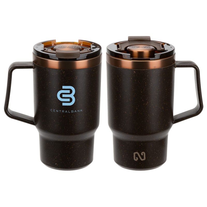 NAYAD® Cortado 16 oz Coffee Grounds/Recycled Polypropylene Mug 1 NAYAD® Cortado 16 oz Coffee Grounds/Recycled Polypropylene Mug 1