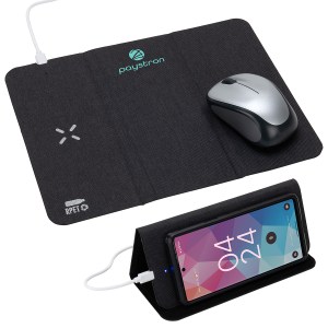 Acadia RPET Mouse Pad with 15W Wireless Charger 1 Acadia RPET Mouse Pad with 15W Wireless Charger 1