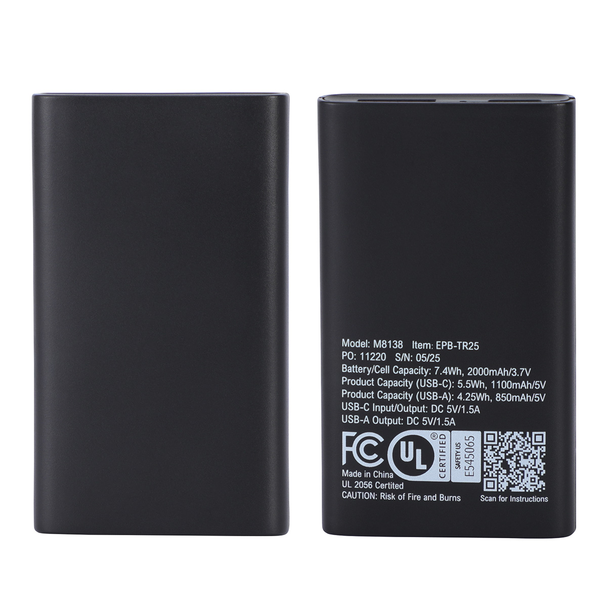 Triumph 2000mAh UL-Listed Power Bank 1