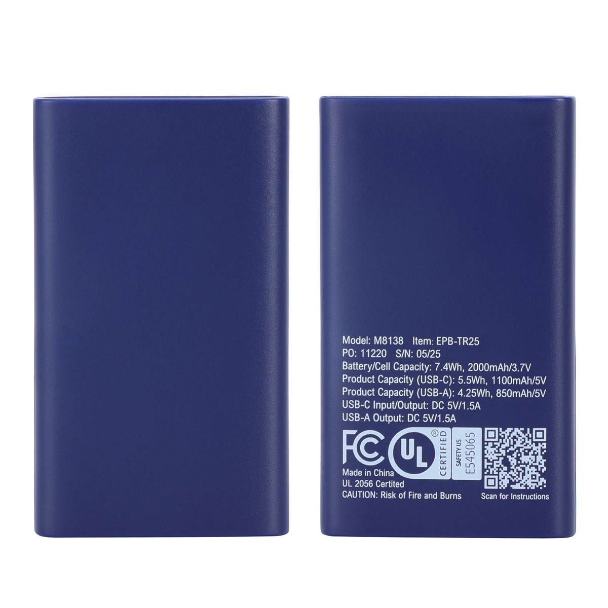 Triumph 2000mAh UL-Listed Power Bank 1