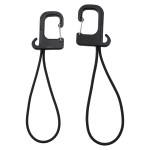 Swivel Clip Folding Bag Hanger - Black Swivel Clip Folding Bag Hanger - Black