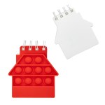 House Push Pop Spiral Notebook - Red House Push Pop Spiral Notebook - Red