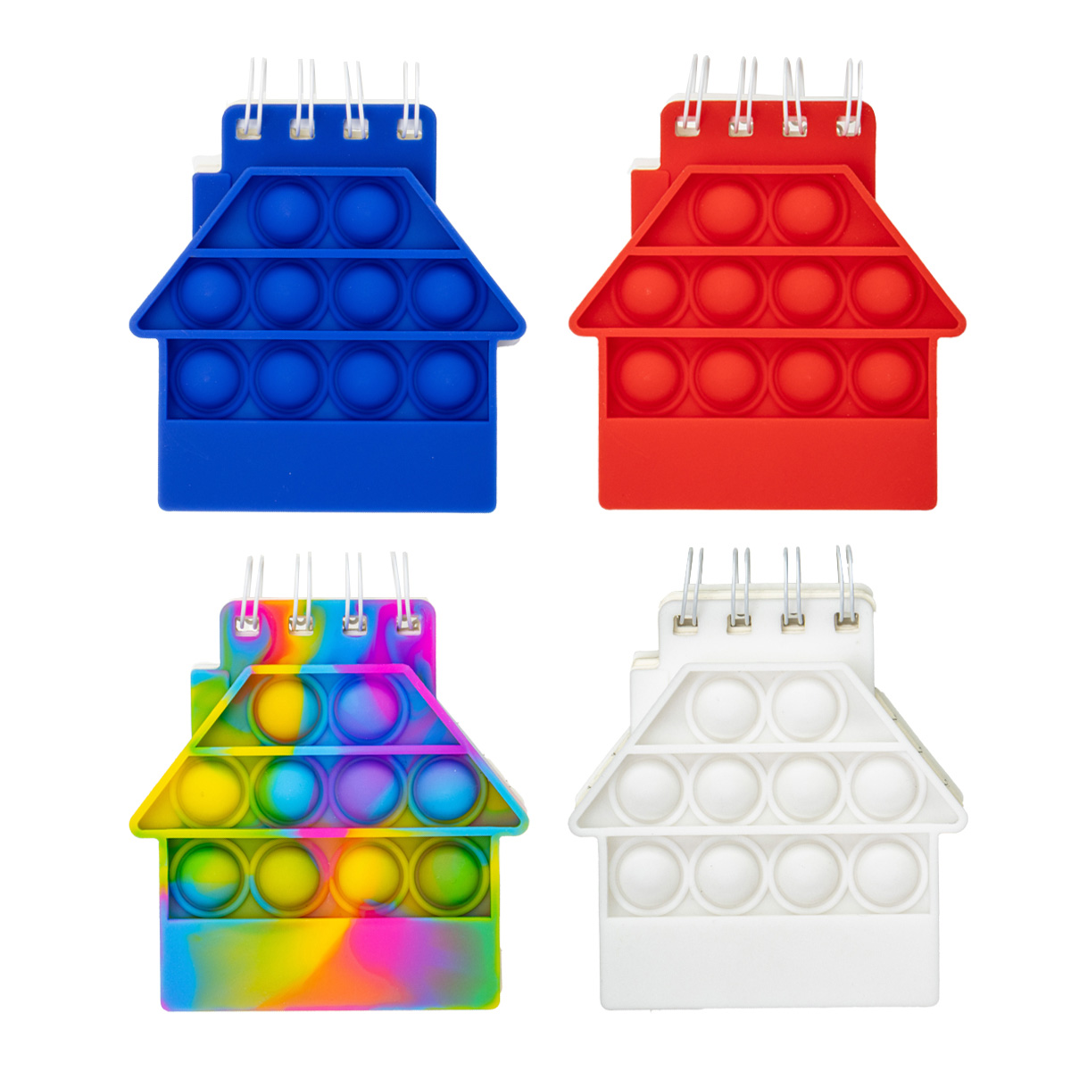House Push Pop Spiral Notebook 1