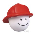 Fireman Mad Cap Stress Reliever - White/Red Fireman Mad Cap Stress Reliever - White/Red
