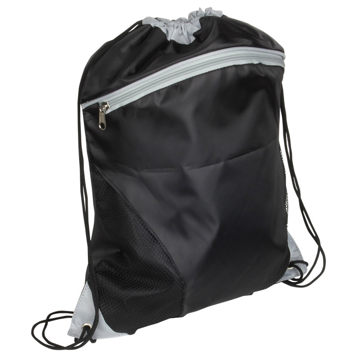 Cyclone Mesh Curve Polyester Drawstring Backpack 1