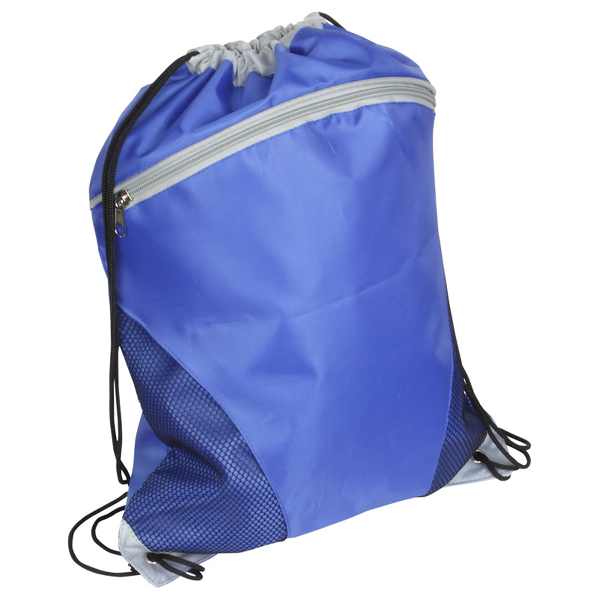 Cyclone Mesh Curve Polyester Drawstring Backpack 1