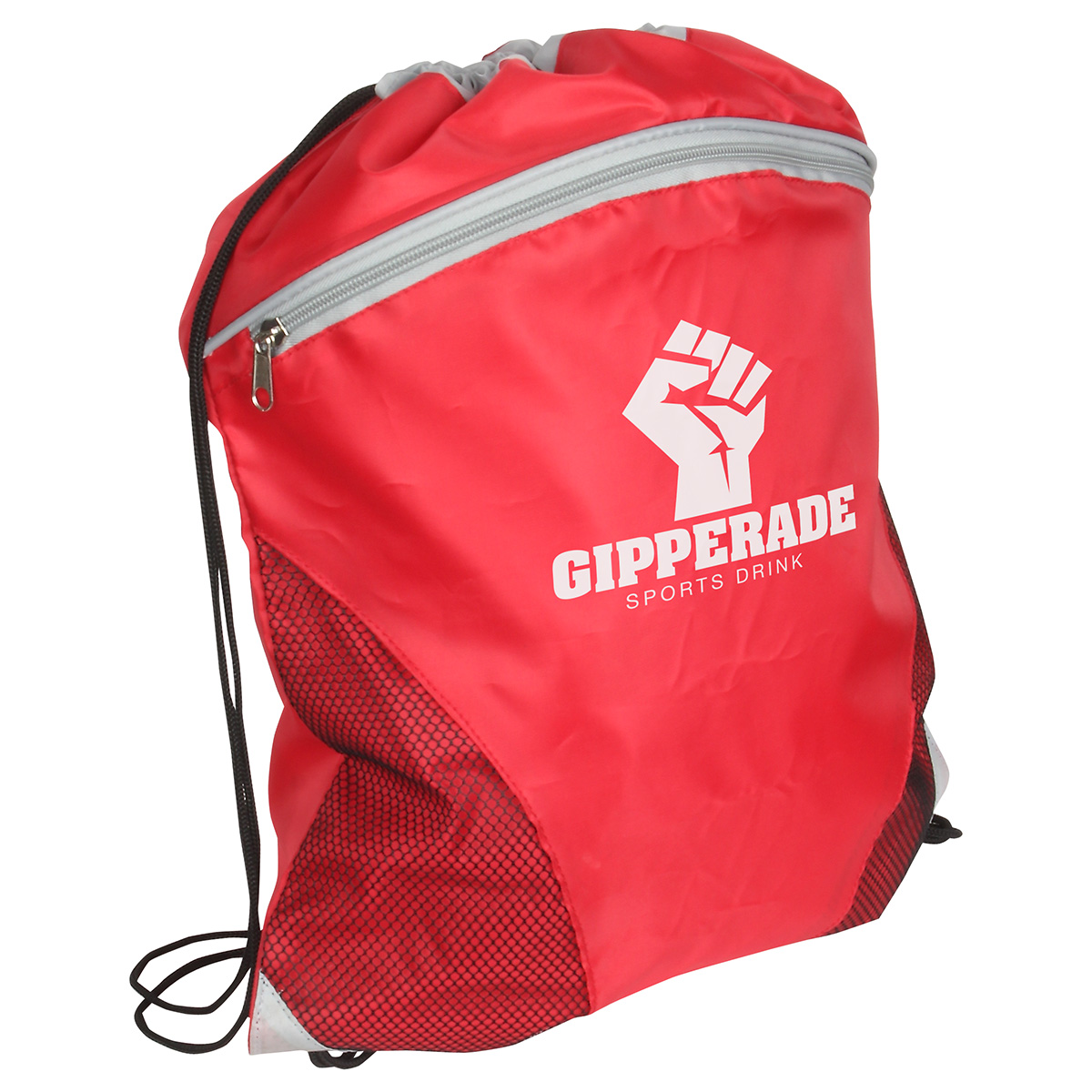 Cyclone Mesh Curve Polyester Drawstring Backpack 1
