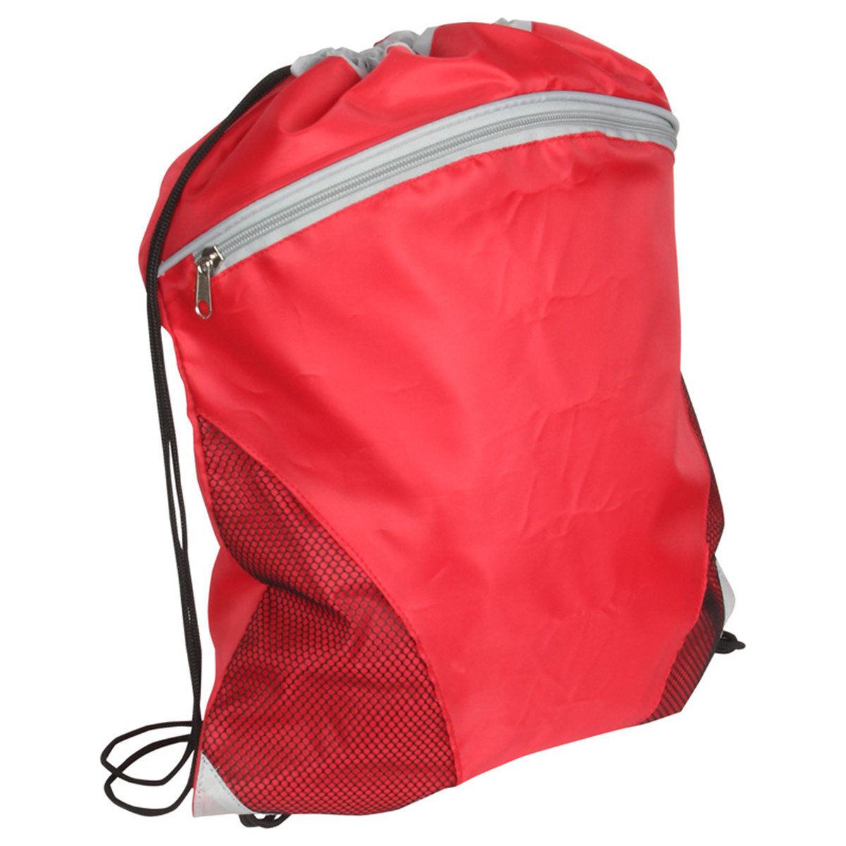 Cyclone Mesh Curve Polyester Drawstring Backpack 1