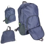 Trailblazer Collapsible Polyester Backpack - Gray Trailblazer Collapsible Polyester Backpack - Gray