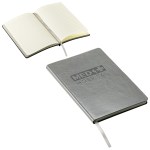 Elite Softcover FSC® Leatherette Journal - Gray Elite Softcover FSC® Leatherette Journal - Gray