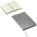 Elite Softcover FSC® Leatherette Journal - Gray Elite Softcover FSC® Leatherette Journal - Gray