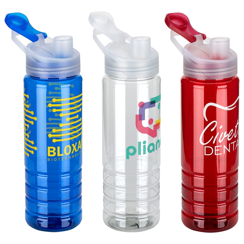 Breakaway 26 oz RPET Sports Bottle with Flip-Top Spout 1 Breakaway 26 oz RPET Sports Bottle with Flip-Top Spout 1