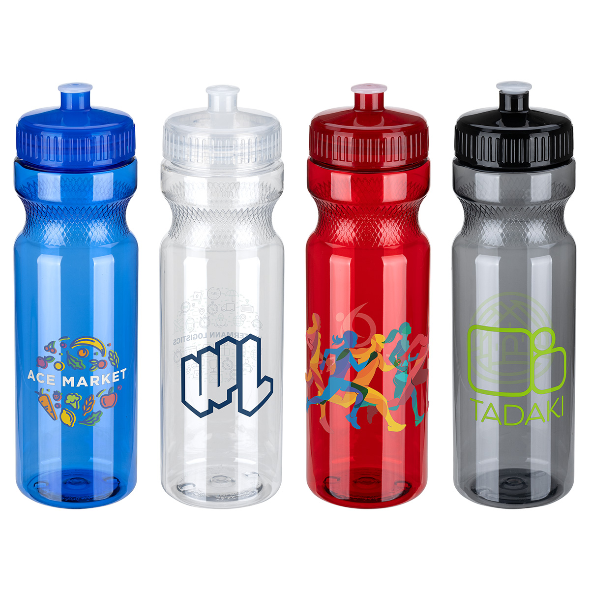 Prologue 28 oz PET Sports Bottle with Push-Pull Lid 1