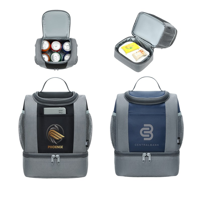 Americana RPET 2-Compartment Lunch Cooler Bag 1 Americana RPET 2-Compartment Lunch Cooler Bag 1