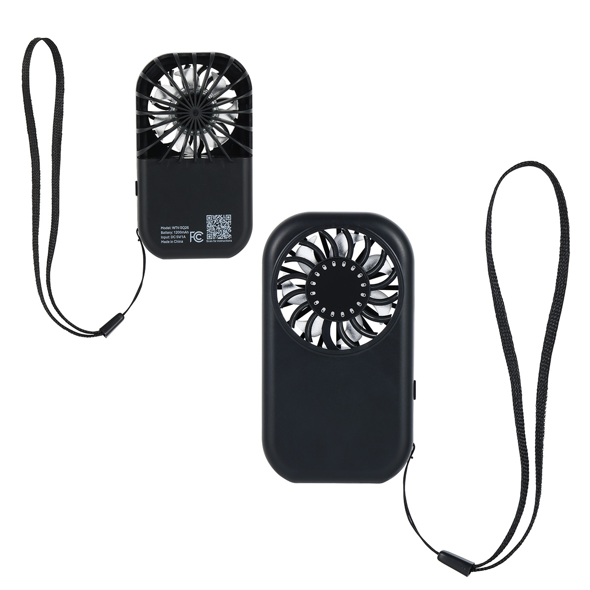 Squall Ultra Mini High-Speed Rechargeable Fan with Lanyard 1