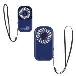 Squall Ultra Mini High-Speed Rechargeable Fan with Lanyard - Navy Blue Squall Ultra Mini High-Speed Rechargeable Fan with Lanyard - Navy Blue