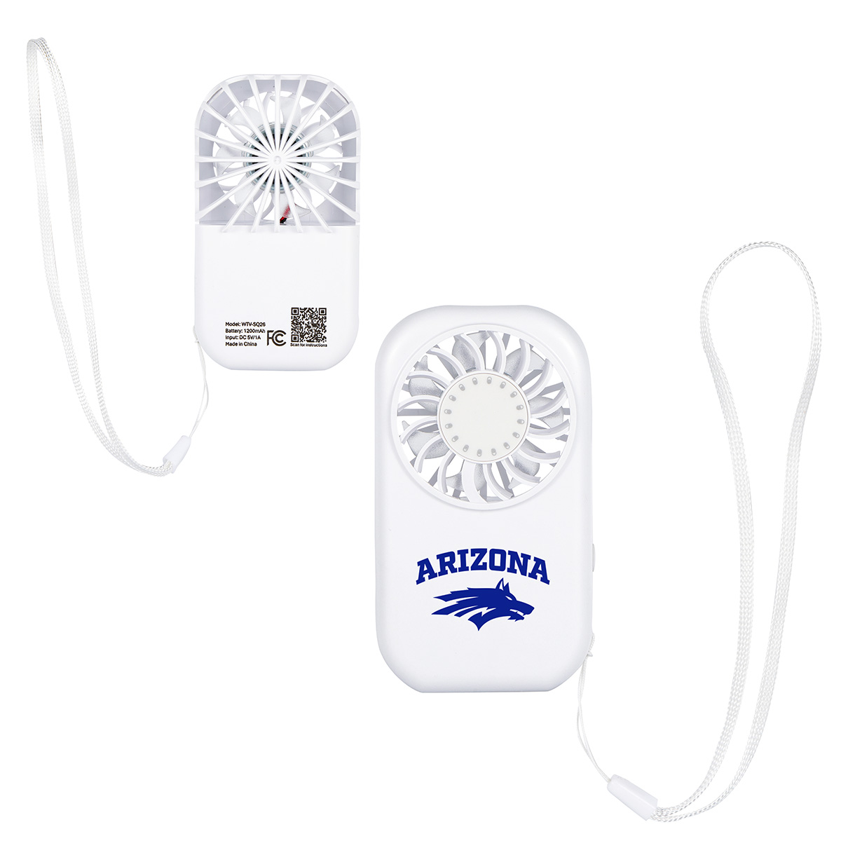 Squall Ultra Mini High-Speed Rechargeable Fan with Lanyard 1