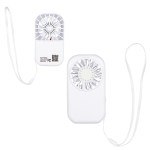 Squall Ultra Mini High-Speed Rechargeable Fan with Lanyard - White Squall Ultra Mini High-Speed Rechargeable Fan with Lanyard - White