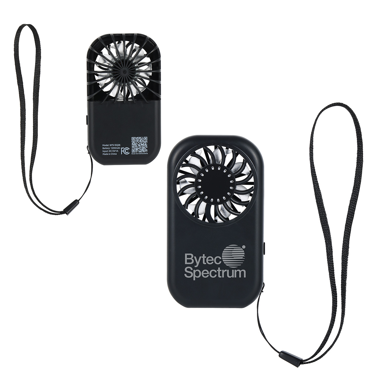 Squall Ultra Mini High-Speed Rechargeable Fan with Lanyard 1