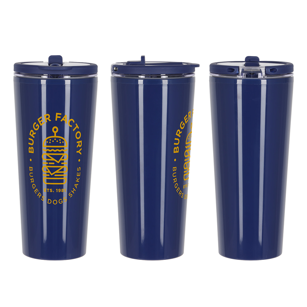 Larsen 24 oz Recycled Acrylic Straw Tumbler w/ Handle 1