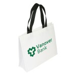 Raindance XL Water Resistant Non-Woven Tote - White Raindance XL Water Resistant Non-Woven Tote - White