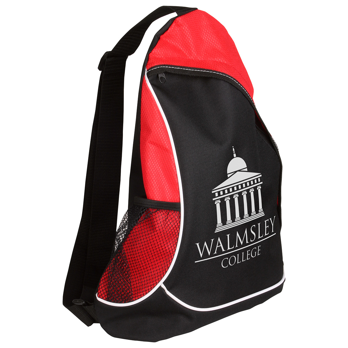 Natural Curve Non-Woven/Polyester Sling Backpack 1
