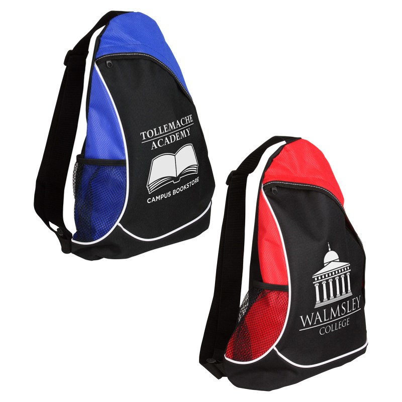 Natural Curve Non-Woven/Polyester Sling Backpack 1 Natural Curve Non-Woven/Polyester Sling Backpack 1
