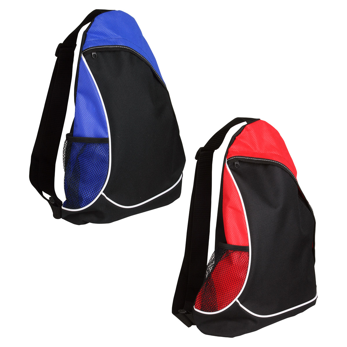 Natural Curve Non-Woven/Polyester Sling Backpack 1