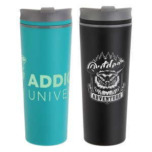 Commuter 17 oz Double-wall Polypropylene Tumbler with Flip Top Closure 1 Commuter 17 oz Double-wall Polypropylene Tumbler with Flip Top Closure 1