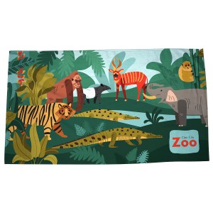 Silk Touch Beach Blanket/Towel 35" x 60" 400GSM Poly/Cotton - Full Color 1 Silk Touch Beach Blanket/Towel 35" x 60" 400GSM Poly/Cotton - Full Color 1