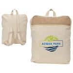 Savanna Jute & Recycled Cotton Backpack 1 Savanna Jute & Recycled Cotton Backpack 1